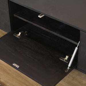 Starfurn zwevend tv meubel vision black 120 cm