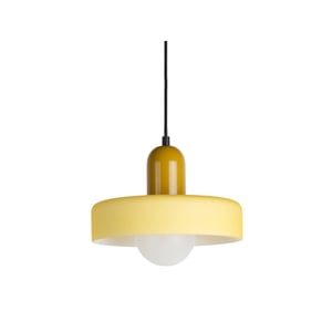 Leitmotiv hanglamp opaco grato ochre yellow & soft yellow