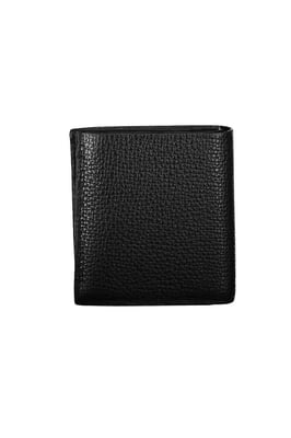 Pebbled läder plånbok bifold