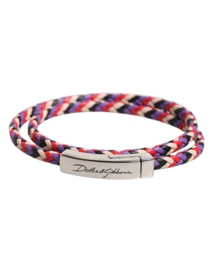 Gevlochten Lederen Armband met Magnetische Sluiting