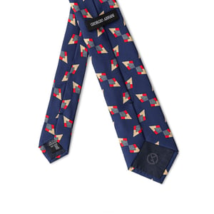 Geometric zijde stropdas moderne stijl