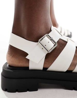 Schuh – Tobin – Vita fiskarsandaler