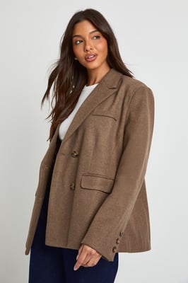 Wool Oversized Tailored Blazer