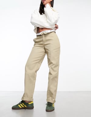 Dickies – 874 – Beige arbetsbyxor med rak passform