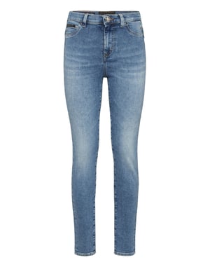 Jeggings med hög midja