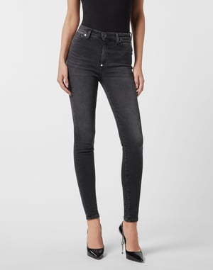 Jeggings med hög midja