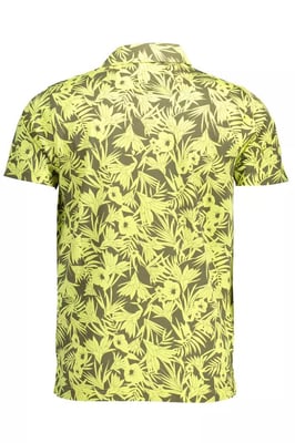 Blommig Mönstrad Polo T-shirt Kort Ärmd