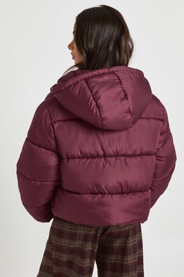Petite Hooded Padded Puffer Jacket