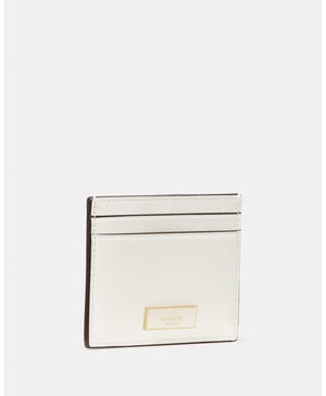 Bridget Crinkle Patent Small Slim Card Holder