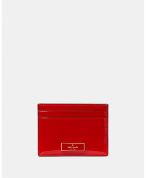 Bridget Patent Small Slim Card Holder