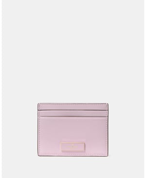 Bridget Crinkle Patent Small Slim Card Holder