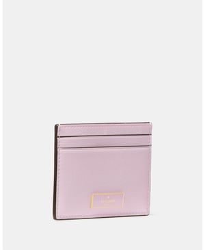 Bridget Crinkle Patent Small Slim Card Holder