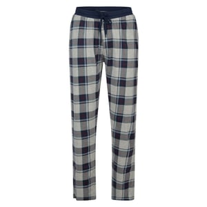 Phil & Co Heren pyjamabroek lang geruit/effen 2-pack