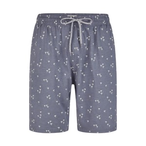 Phil & Co Heren shortama korte pyjama set palm donker