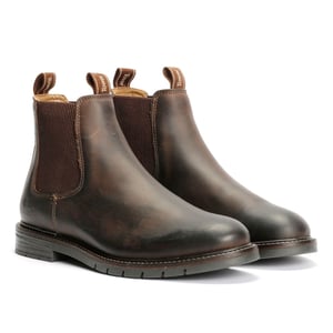 Tower London Haven Leren Heren Donkerbruine Chelsea Boots
