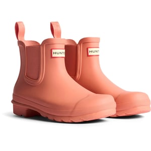 Hunter Original Chelsea Rubber Dames Terracotta Wellingtonlaarzen