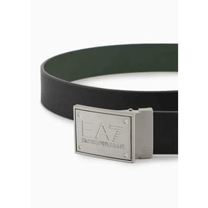 EA7 Riem plate belt beetle zwart