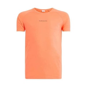 Purewhite Polo shirt 19 coral oranje