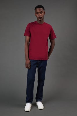 Red Plain Crew Neck T-Shirt