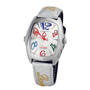 Chronotech Zwarte Leren Horloge