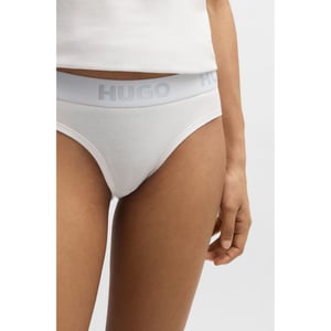 Damesslip Hugo Sporty Logo in Wit