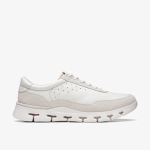 Nature X One Witte Leren Sneakers