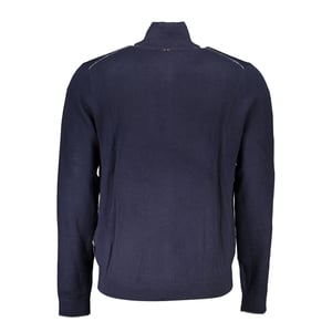 Gebreide Zip-up Cardigan Navy
