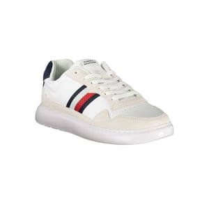 Tommy Hilfiger Witte Leren Sneakers voor Mannen