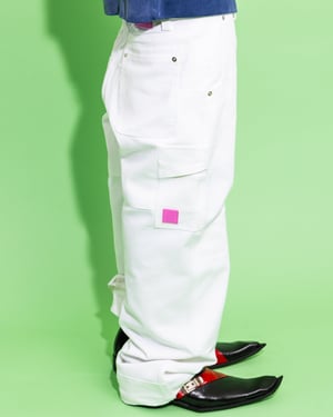 ASSC Unisex Mechanic Pants in White