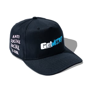 ASSC Unisex Get Weird Sponsor Cap in Black