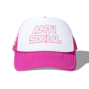 ASSC Unisex Racing Trucker Hat in Pink