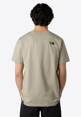 The North Face Mens SS Simple Dome T Shirt in Clay Grey