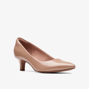 Shondrah Jade Praline Patent Shoes