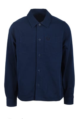 Fred Perry Twill Overshirt Tennis Blue