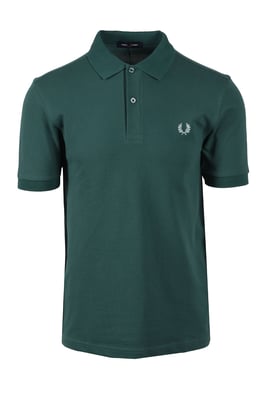 FRED PERRY POLO SHIRT SPORT GREEN/TRACK BLUE