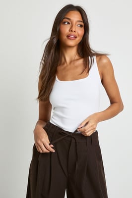 Rib Tank Vest Top