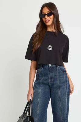 Oversized Boxy Crop T-Shirt