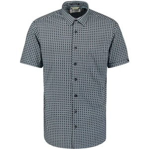 No Excess Shirt short sleeve jersey allover p indigo blue