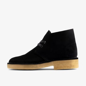 Clarks Originals Desert Boot221 Black Sde Boots