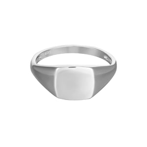 Gent's Sterling Silver Oval Signet Ring