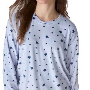 JJB4 Dampyjamas i sammet med lång ärm