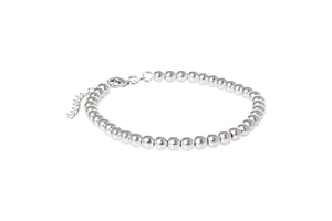 Sterling Silver Polished Bead Bracelet