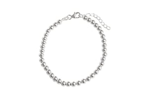Sterling Silver Polished Bead Bracelet