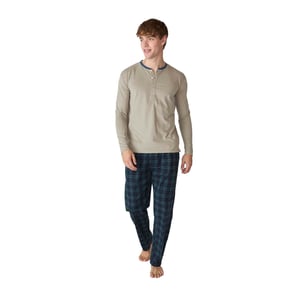JJBFP5602 Men's Long-Sleeved Cotton Pajamas