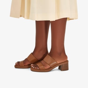 Jaylan Dusk Tan Leather Sandals