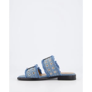 Ganni Dames buckle two-strap sandals