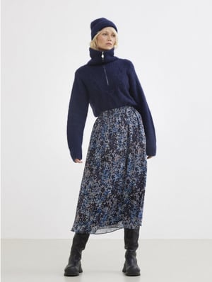 Catwalk Junkie Skirt Cloudy Leaves
