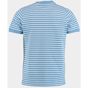 Scotland Blue T-shirt korte mouw isaac stripe t-shirt pique 25108is18sb/241 true blue