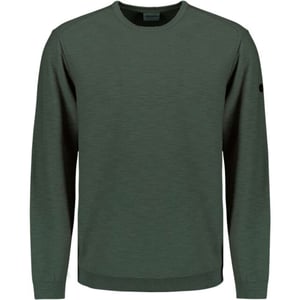 No Excess Pullover crewneck garment dyed + st dark steel