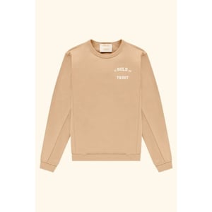 In Gold We Trust Sweater the slim 2.0 fawn